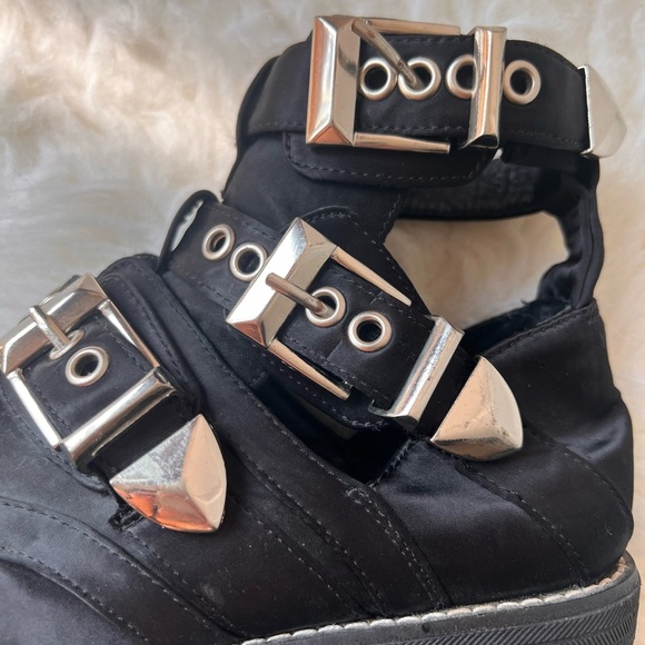 Jeffrey Campbell Mingus Buckle Strap Platform Bootie US 8 - Picture 7 of 7